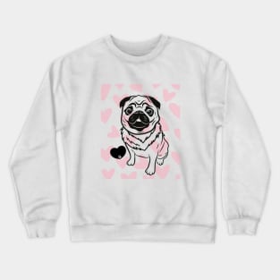 Dog sayings love you ,brafdesign Crewneck Sweatshirt